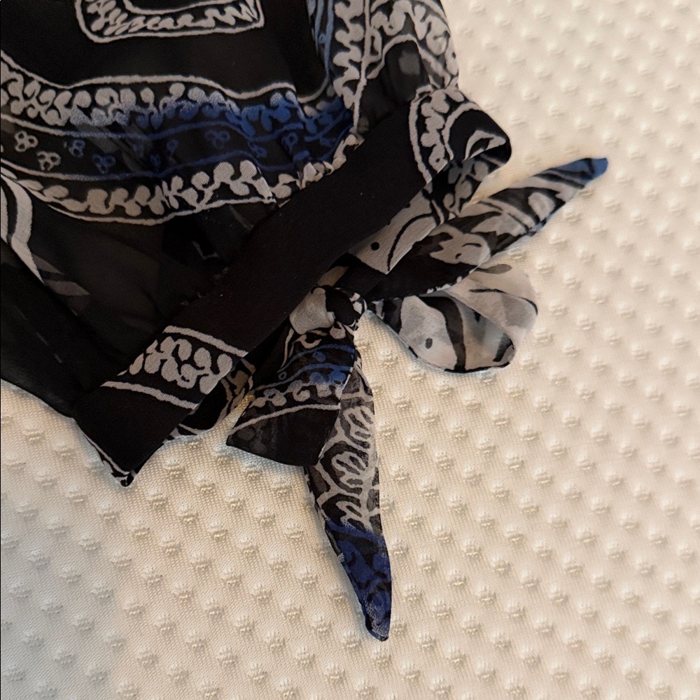 White House Black Market Paisley Dress Small - Picture 4 of 9